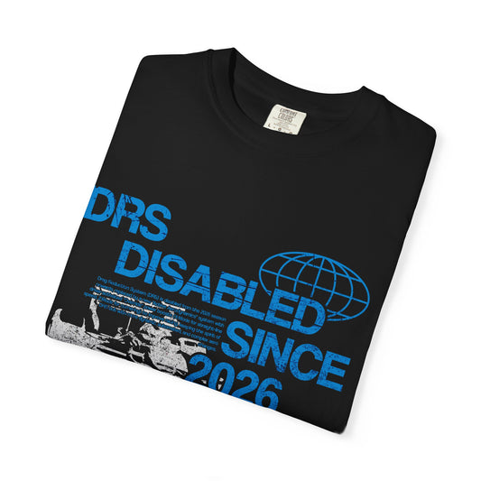 DRS Disabled Since 2026 T-shirt | Racing Helmet Graphic