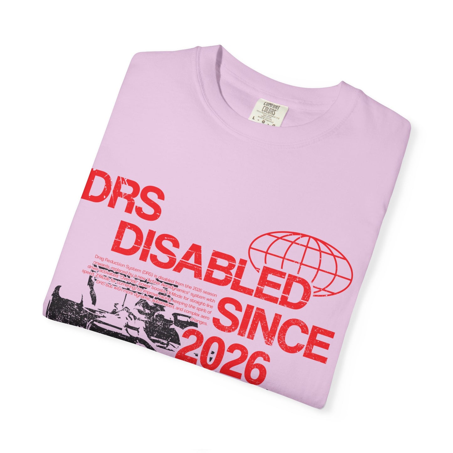 “DRS Disabled Since 2026” Unisex Graphic Tee by Podium Pitlane