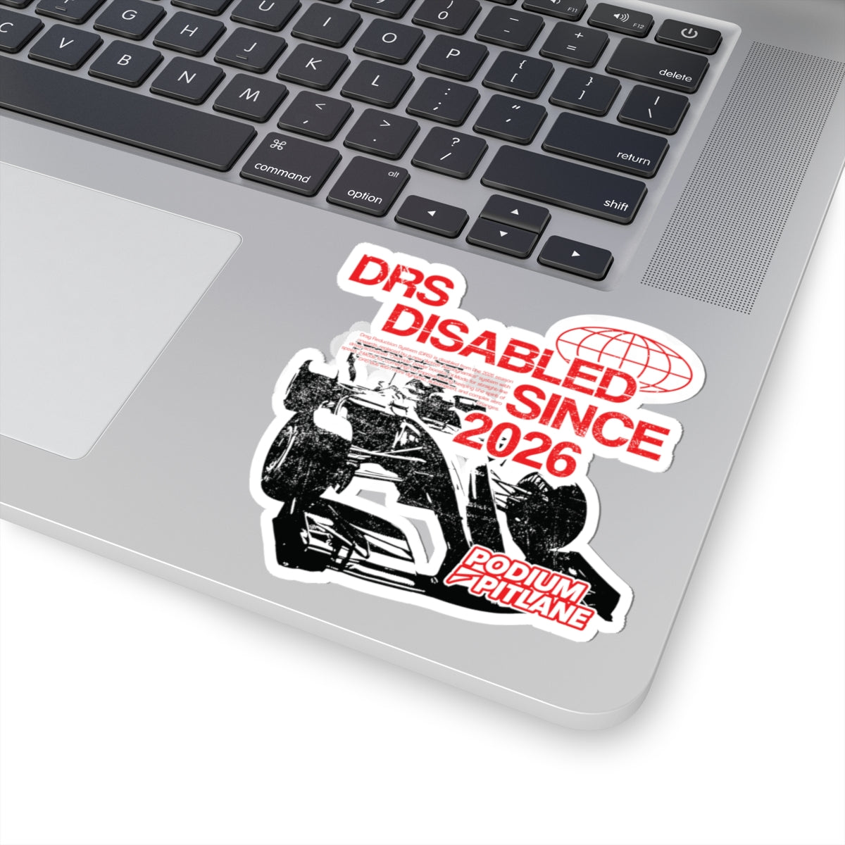 "DRS Disabled Since 2026" - Graphic Sticker