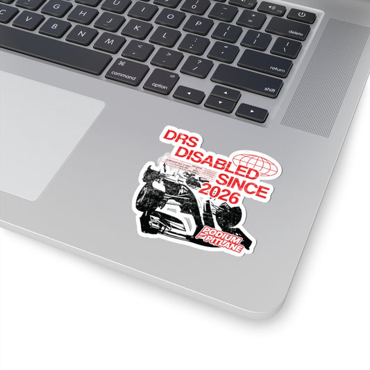 "DRS Disabled Since 2026" - Graphic Sticker