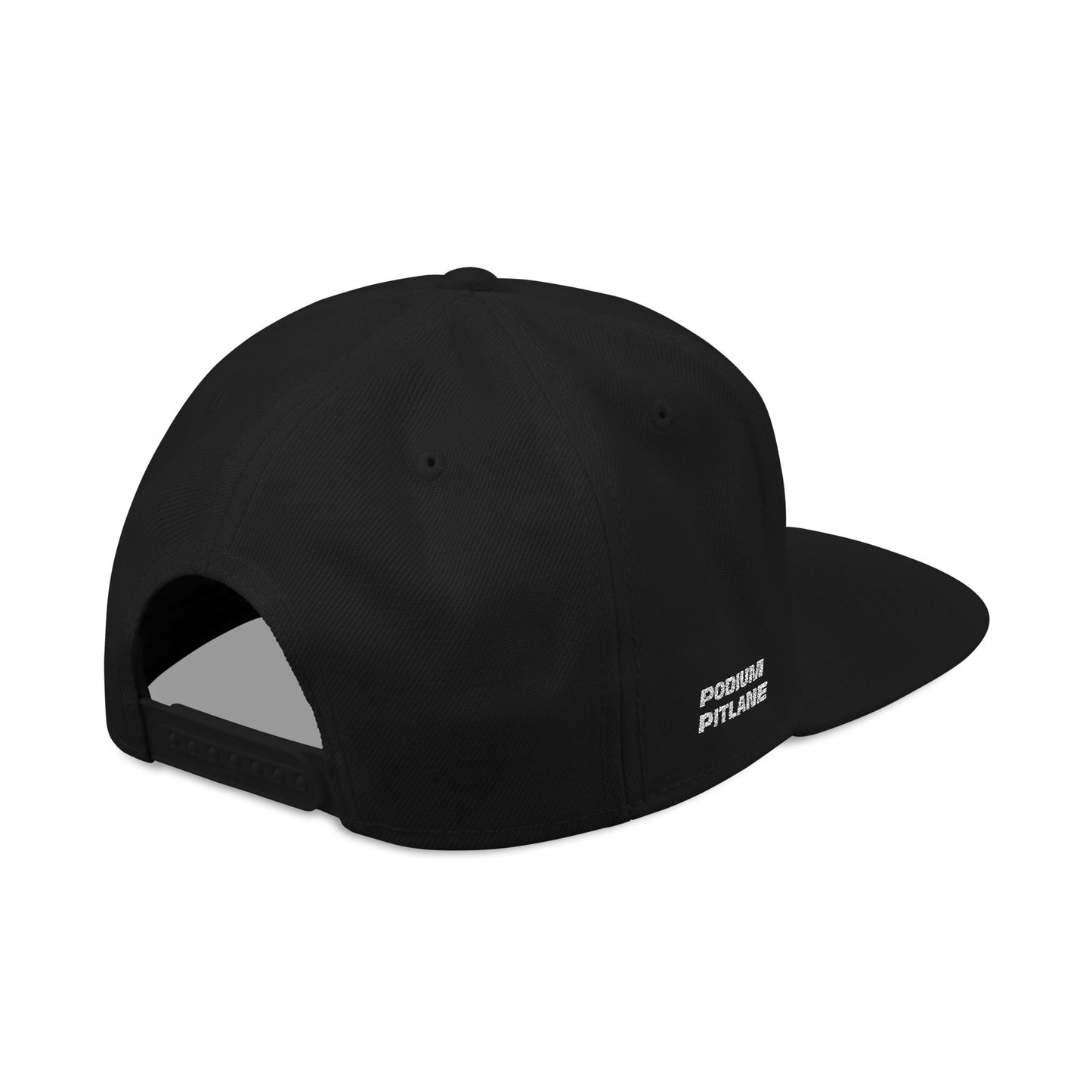 Podium Pitlane Premium Embroidered Hat – Logo Front & Side Text